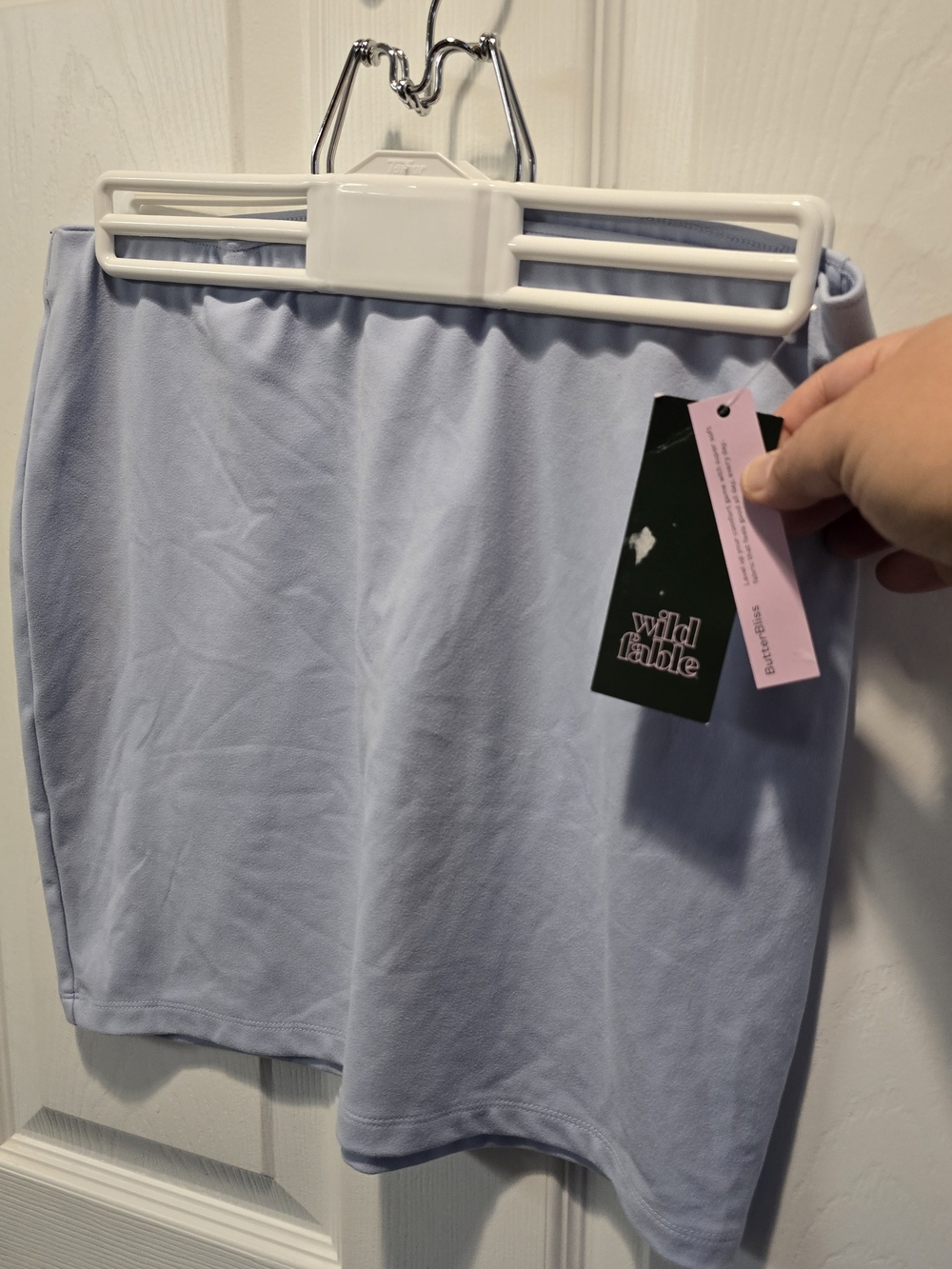 Wild Fable Pale Blue Mini Skirt